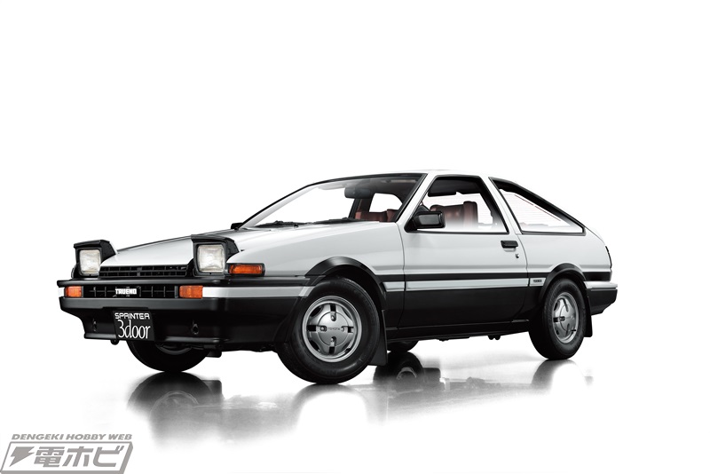 1/8スケールのハチロクが組み立てられる！週刊『スプリンタートレノ