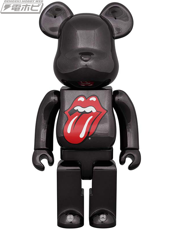 BE@RBRICKを“黒く塗れ”！「The Rolling Stones」マークのBE@RBRICKが