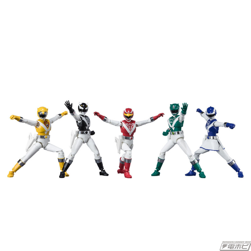 昭和最後のスーパー戦隊『超獣戦隊ライブマン』より、5人の戦士が