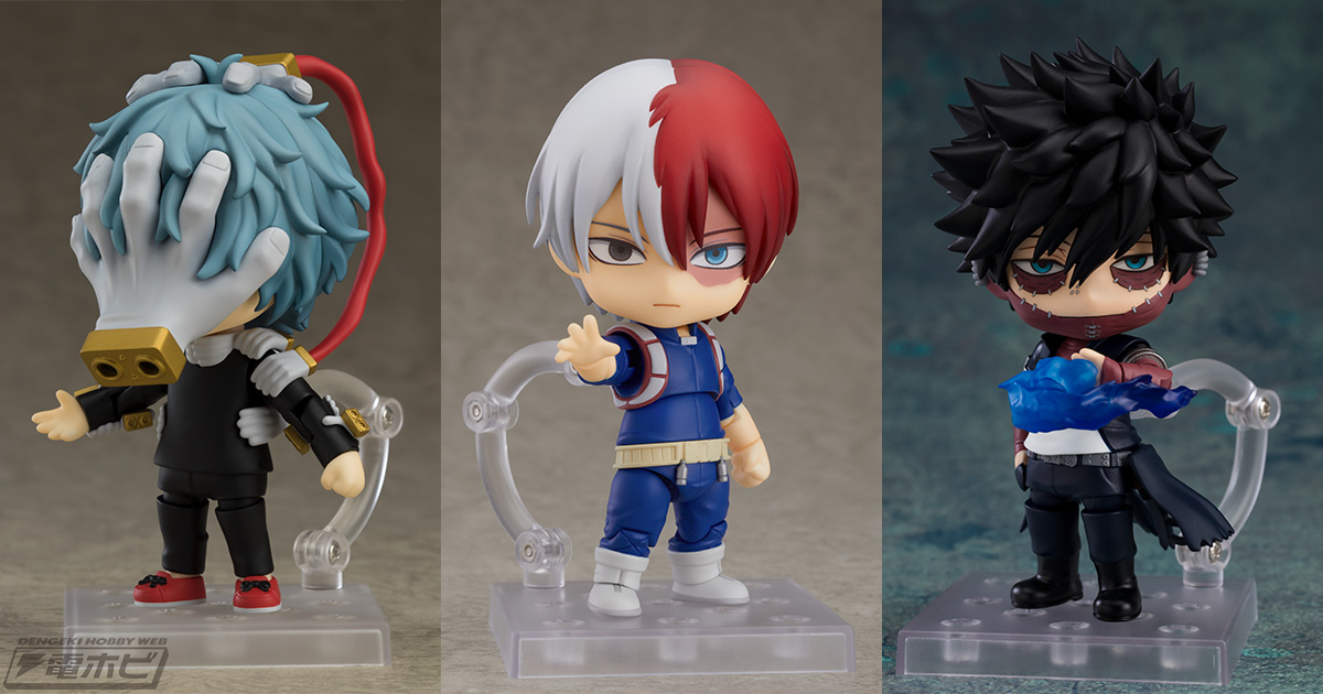 僕のヒーローアカデミア』ねんどろいど 轟焦凍、死柄木弔、荼毘が一挙