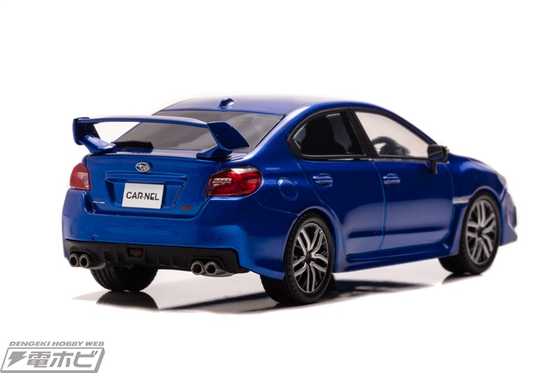 EJ20エンジン搭載「スバルWRX STI」が1/43スケールミニカーになって