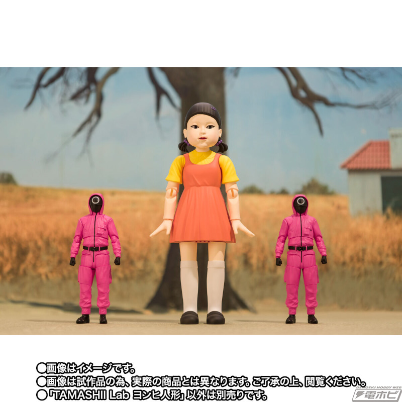 イカゲーム』1話から登場し衝撃を与えたヨンヒ人形が全高約25センチの