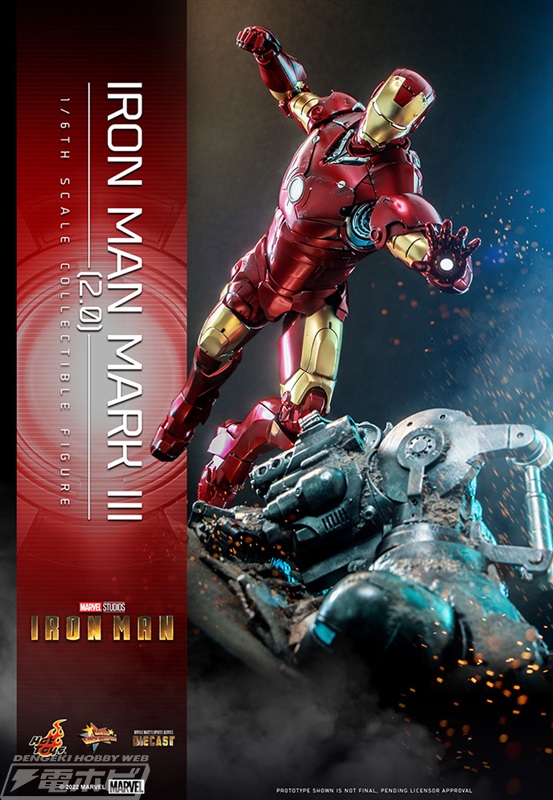 最新技術でアップデートされた『アイアンマン』マーク3の合金仕様可動