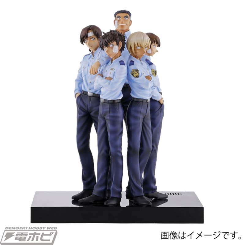 名探偵コナン』原作イラストをもとに警察学校同期の五人組を立体化した
