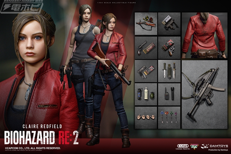 バイオハザード RE:2』クレア・レッドフィールドの1/6スケール可動