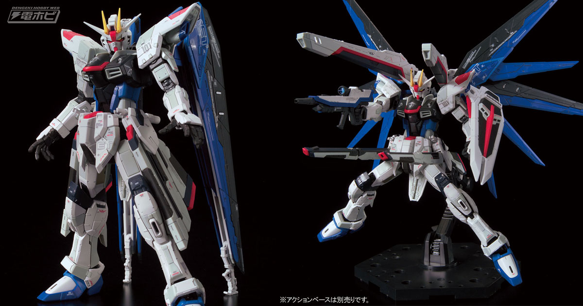 上海に降臨した実物大フリーダムガンダム立像のRGガンプラが抽選販売