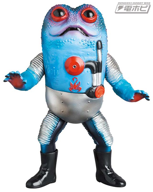 東映レトロソフビコレクションに「ギリザメス」と新色の「ガマボイラー