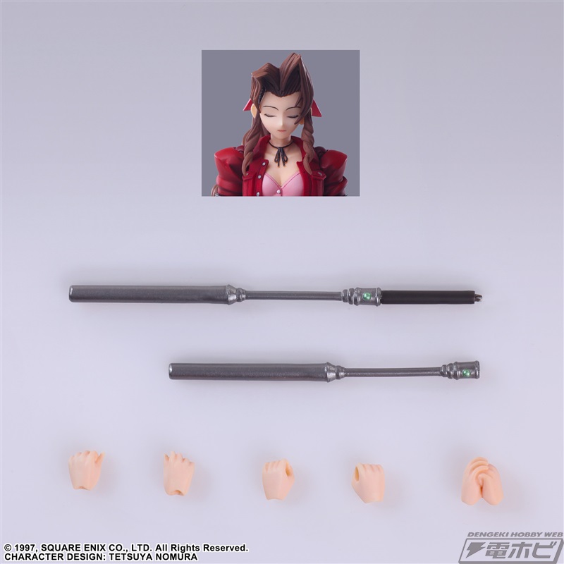 FF7』エアリスとティファが懐かしい姿で可動フィギュア化！デジタル版