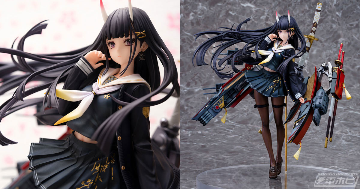 アズールレーン』能代がフィギュア化！艷やかになびく黒髪や涼し気な