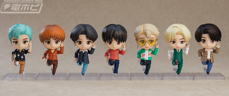 TinyTAN』RM、Jin、SUGA、j-hope、Jimin、V、Jung Kookがねんどろいど
