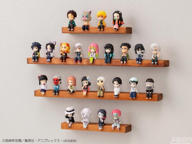 ちょこんと座る炭治郎たちが可愛いミニフィギュア「座る『鬼滅の刃』25