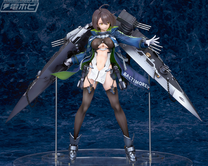ボリューム満点の艤装の作り込みは必見！『アズールレーン』ボルチモア