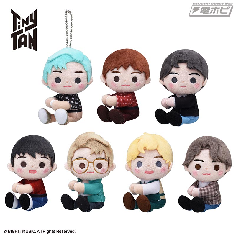 TinyTAN」プライズ新作はくっつきぬいぐるみとスイーツモチーフの