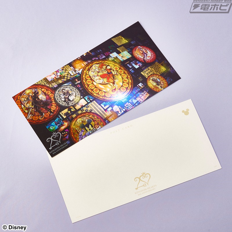 キングダムハーツ』20th Anniversaryデザインの大判ポストカード3枚