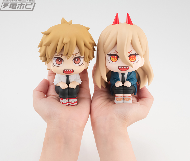 チェンソーマン』デンジ、パワーが見上げ＆おすわりポーズが可愛すぎる