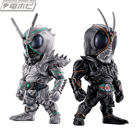 仮面ライダーBLACK SUNと仮面ライダーSHADOWMOONが食玩「CONVERGE