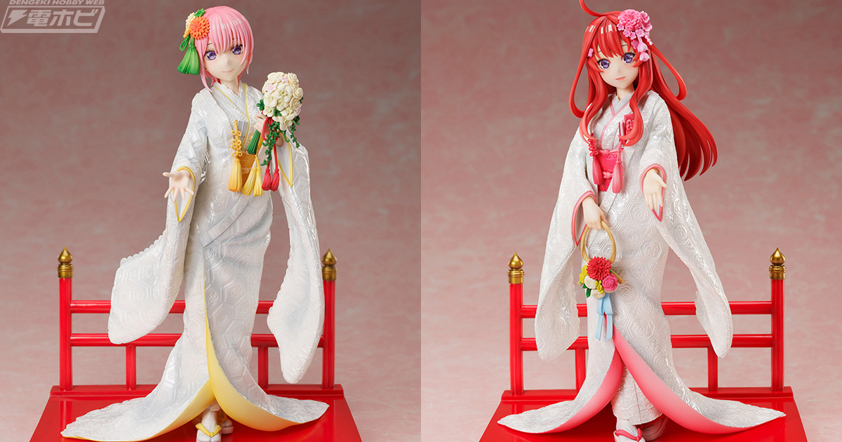 着脱可能な綿帽子もセットの美しい白無垢姿！『五等分の花嫁』中野一花