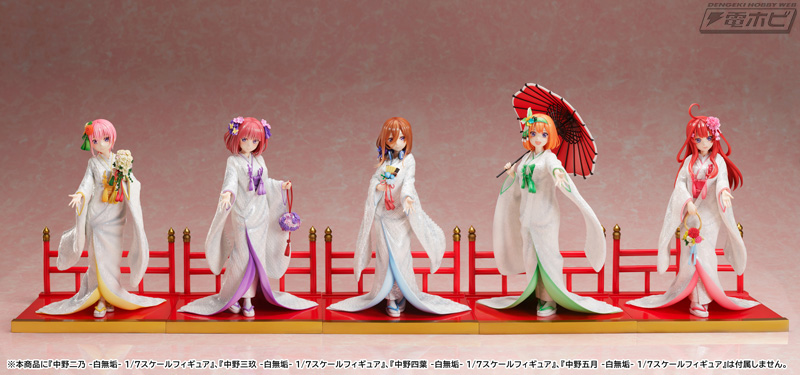 着脱可能な綿帽子もセットの美しい白無垢姿！『五等分の花嫁』中野一花