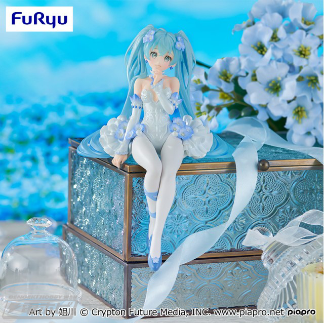 花の妖精になった『初音ミク』がぬーどるストッパーフィギュアとなって