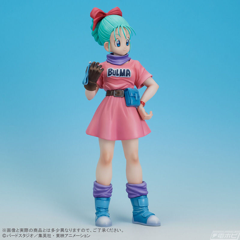 ドラゴンボール」ヒロインのブルマがビッグサイズでソフビフィギュアに