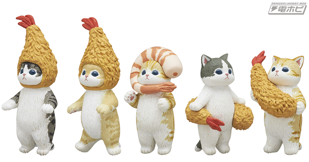 イラスト作家ぢゅの氏の描く「えびにゃん」を立体化！カプセルトイ