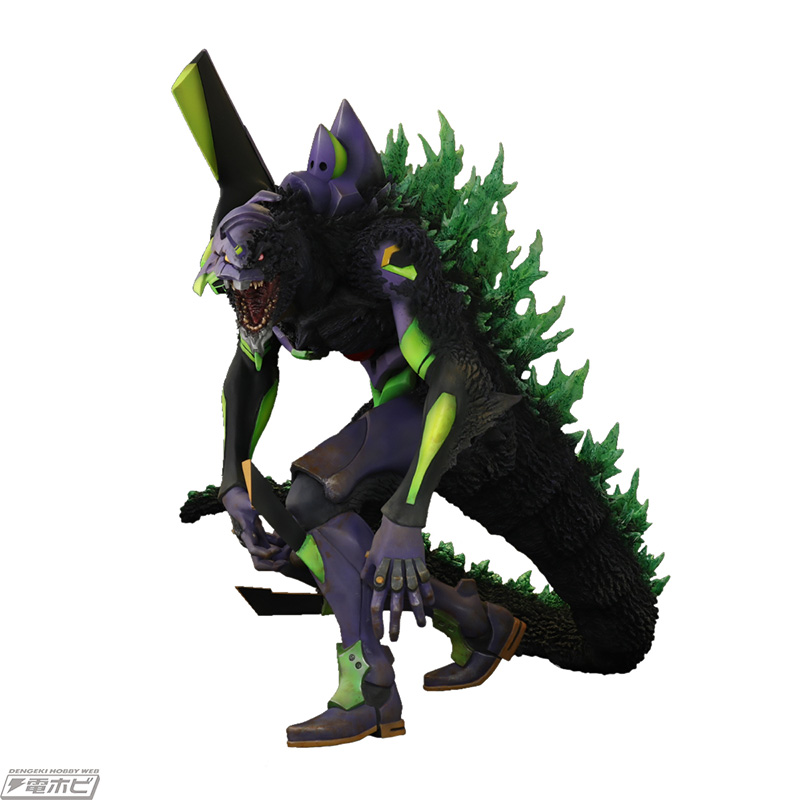 ゴジラ対エヴァンゲリオン」随所にゴジラの要素が融合した禍々しい初