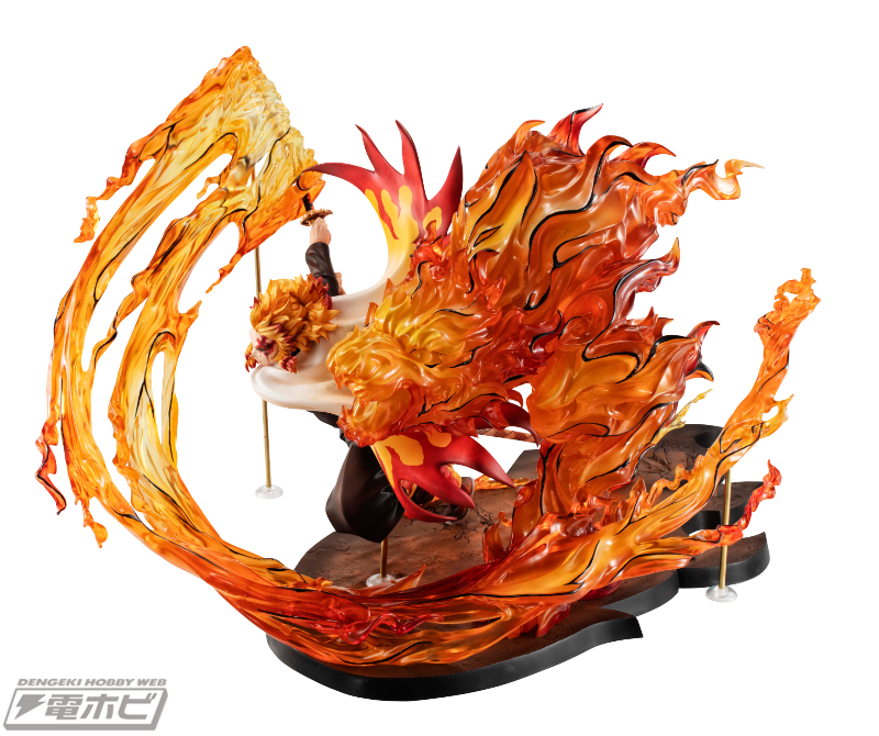 鬼滅の刃』炎の呼吸・伍ノ型「炎虎」を放つ煉獄杏寿郎がPrecious