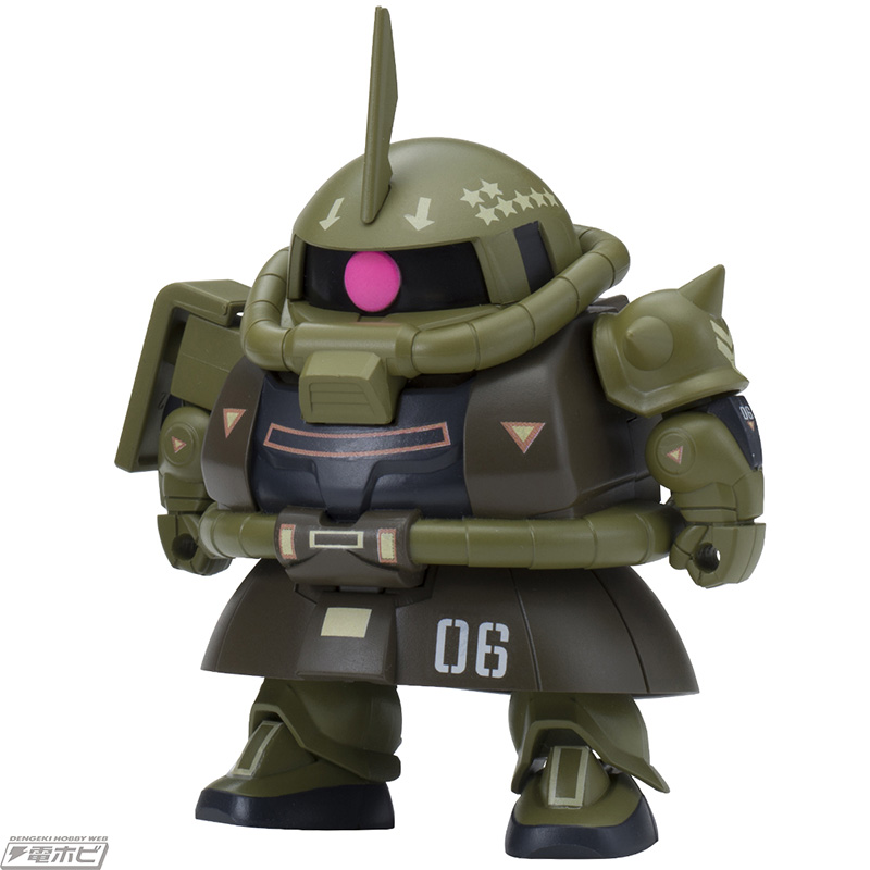 武装追加＆新カラーでSDザクが再出撃！「EXCEED MODEL SD-MSスペシャル