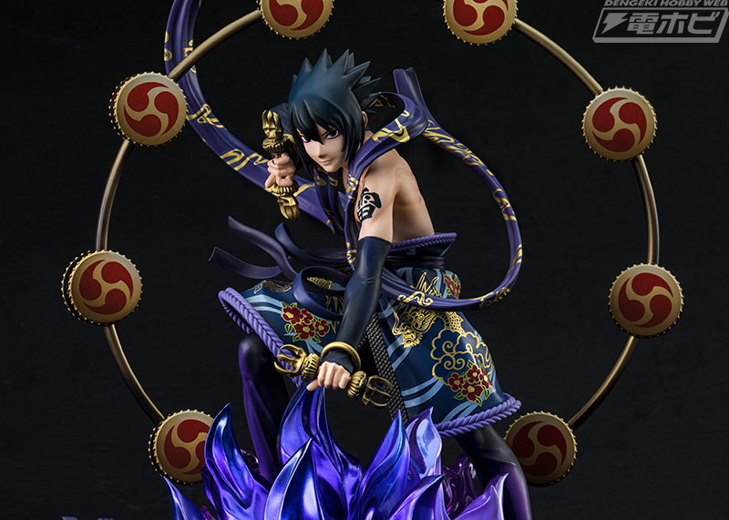 NARUTO-ナルト- 疾風伝』20周年を記念し、ナルト、サスケが風神雷神像