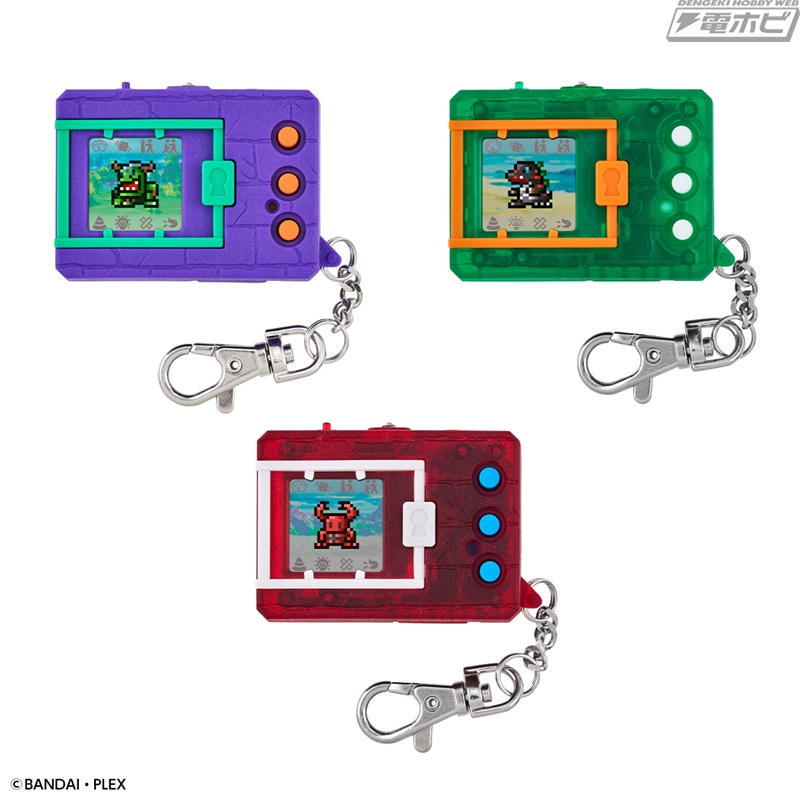 懐かしの携帯玩具にカラー液晶を搭載！「デジタルモンスター Ver.3/4/5