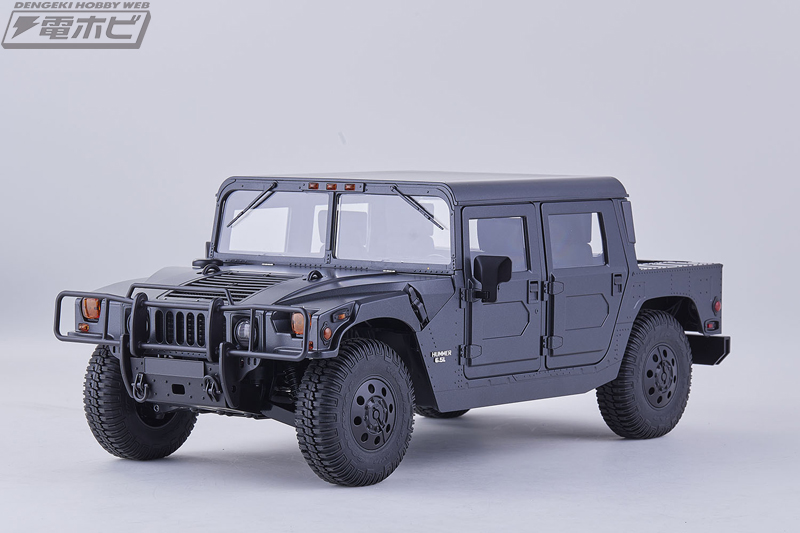 ハマーH1アルファ」が迫力の1/12スケール電動RCカーとなってFMSから