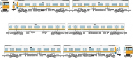 けいはんな線の主力車両「近鉄7000系更新車」6両セットがNゲージサイズ