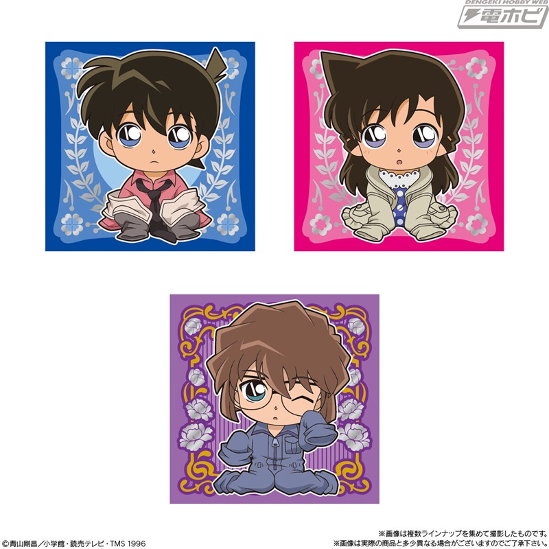 名探偵コナン』カプセルトイで人気の「ちぢませ隊」デザインの