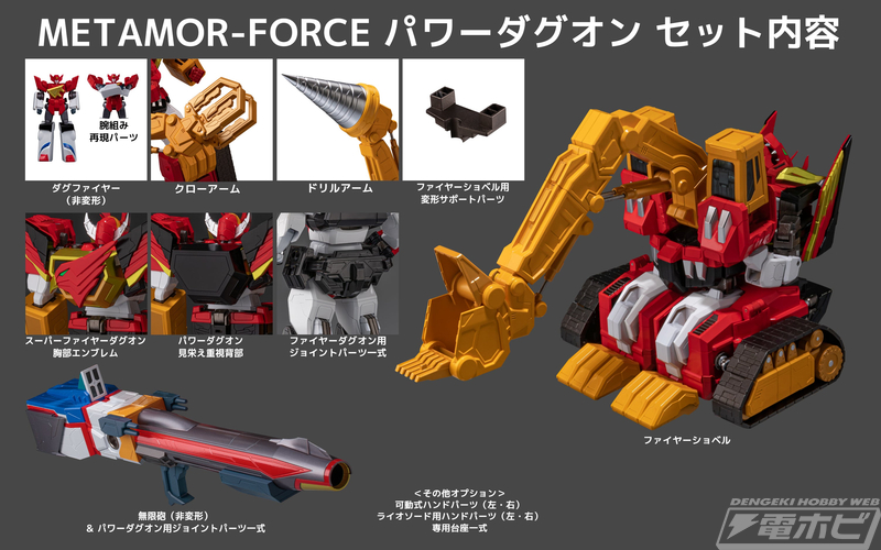 剛力合体の詳細判明！千値練スタッフブログが「METAMOR-FORCE 勇者指令