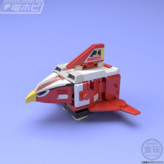 ジャンク】「鳥人戦隊ジェットマン」食玩 ミニプラ ジェットイカロス