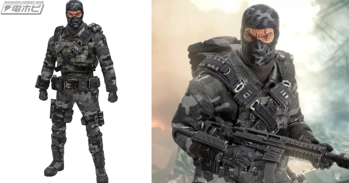 G.I.JOE』COBRA側の破壊工作員ファイアフライが1/12スケールで可動