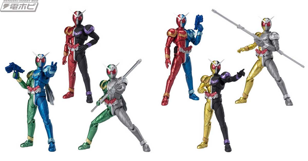 仮面ライダーW』ハーフチェンジしたバリエーションフォームが食玩