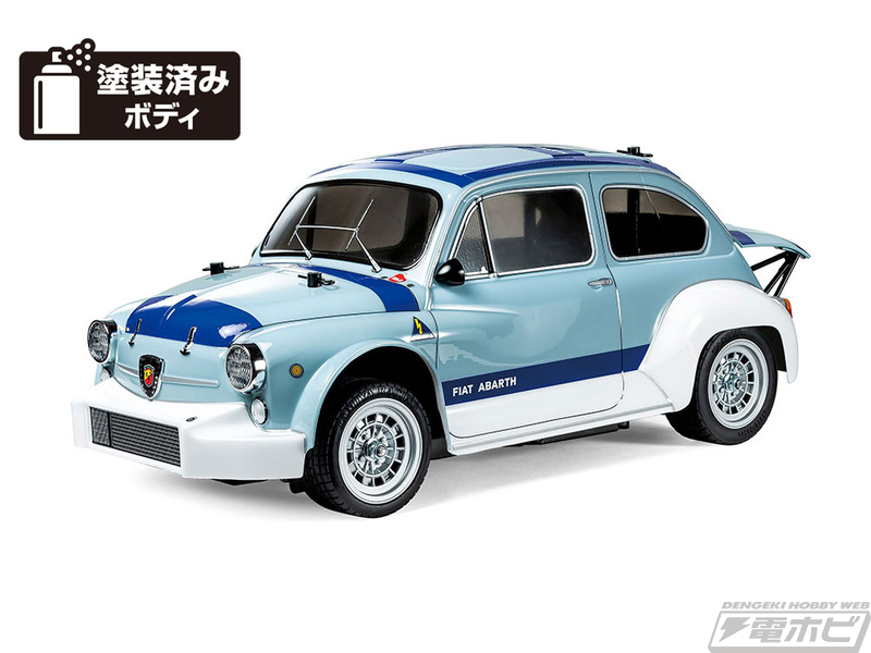 タミヤより「1/10RC フィアット アバルト 1000TCR ベルリーナ コルサ