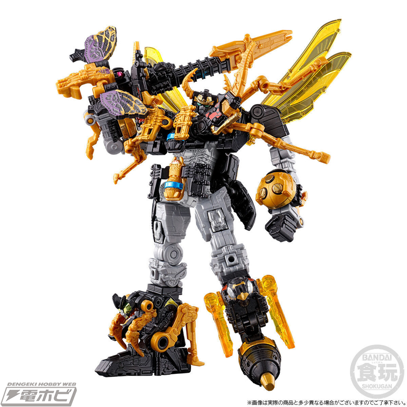 オリジナルの13体合体も！『王様戦隊キングオージャー』漆黒の王者ロボ