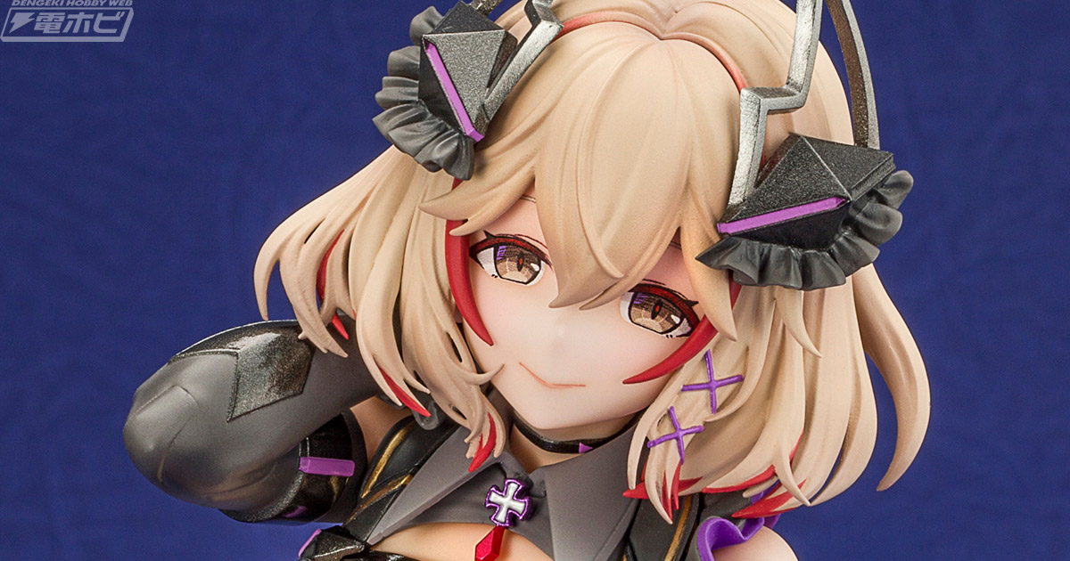 アズールレーン』アイドル衣装のμ兵装に身を包んだローンがフィギュア