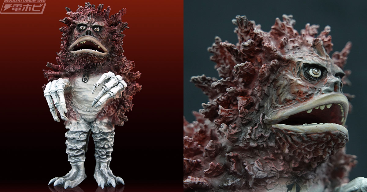 海洋堂より『ウルトラQ』隕石怪獣ガラモンのソフトビニール組立キット