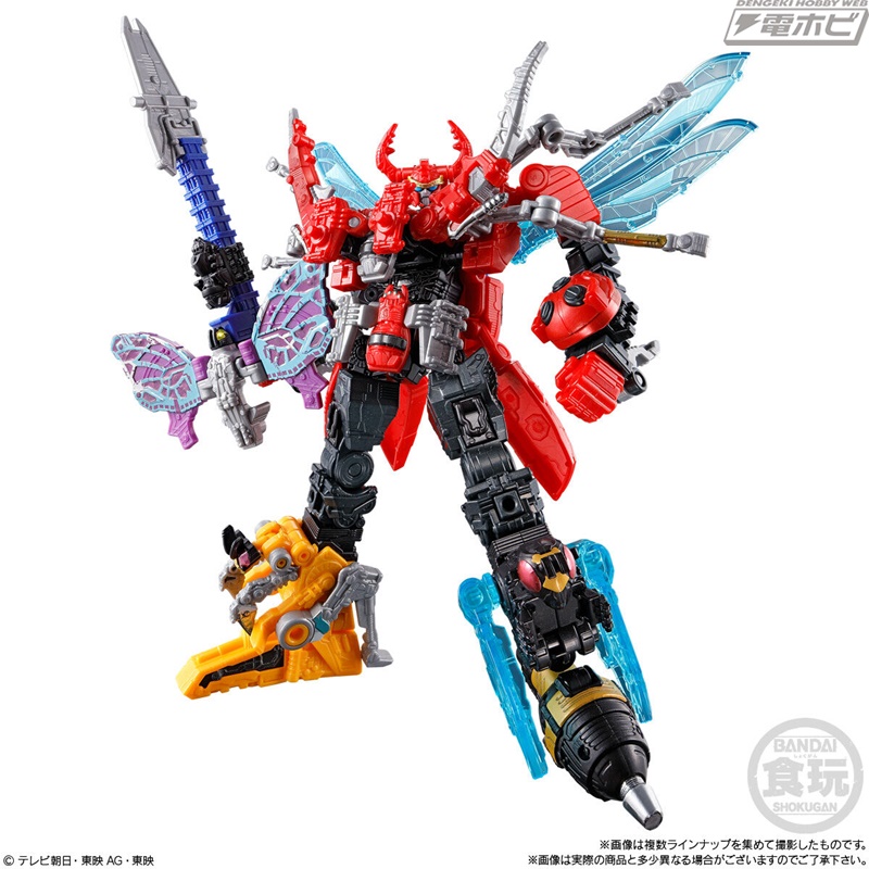 13体のシュゴッドがメタリックカラーで新生！『王様戦隊キングオー