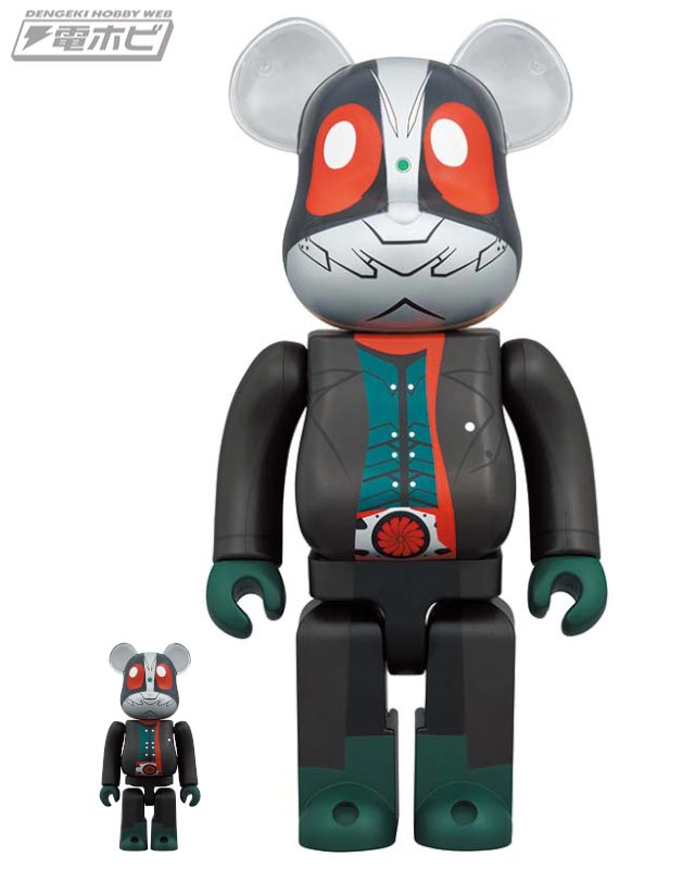 シン・仮面ライダー』より、コートを着たダブルライダーのBE@RBRICKが