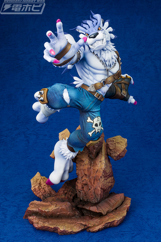 激しい蹴りを繰り出すダイナミックな姿を再現！『デジモン