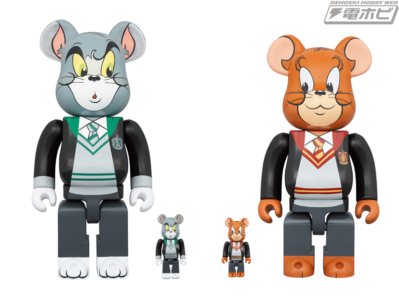 トムとジェリーが『ハリー・ポッター』のローブを着たBE@RBRICKが登場