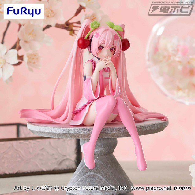 初音ミク』ぬーどるストッパーフィギュアに「桜ミク2023」が登場