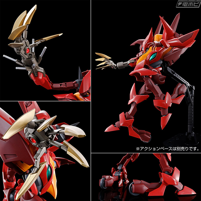 コードギアス』紅蓮聖天八極式が完全新規造形でHGプラモデル化！右腕部