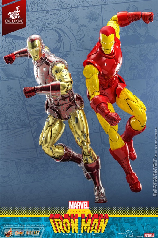 マーベル・コミック』のクラシックなアイアンマンがホットトイズより