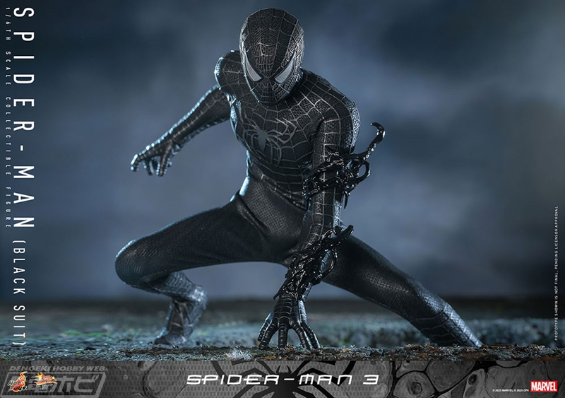 スパイダーマン3』ブラックスーツのスパイダーマンをホットトイズが1/6