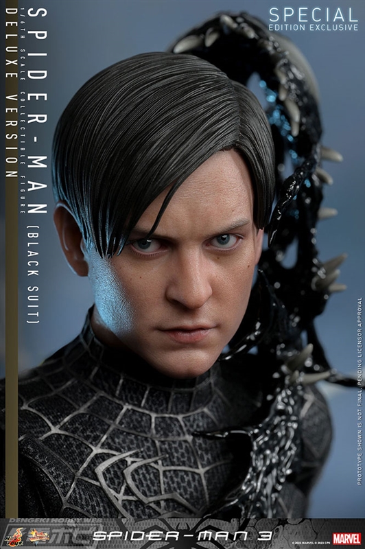スパイダーマン3』ブラックスーツのスパイダーマンをホットトイズが1/6